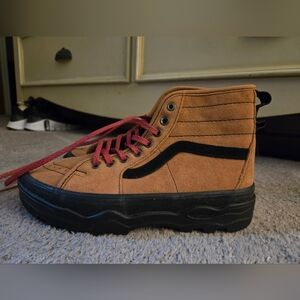 Vans Sentry Sk8-Hi WC Hiker Suede Brown Shoes
